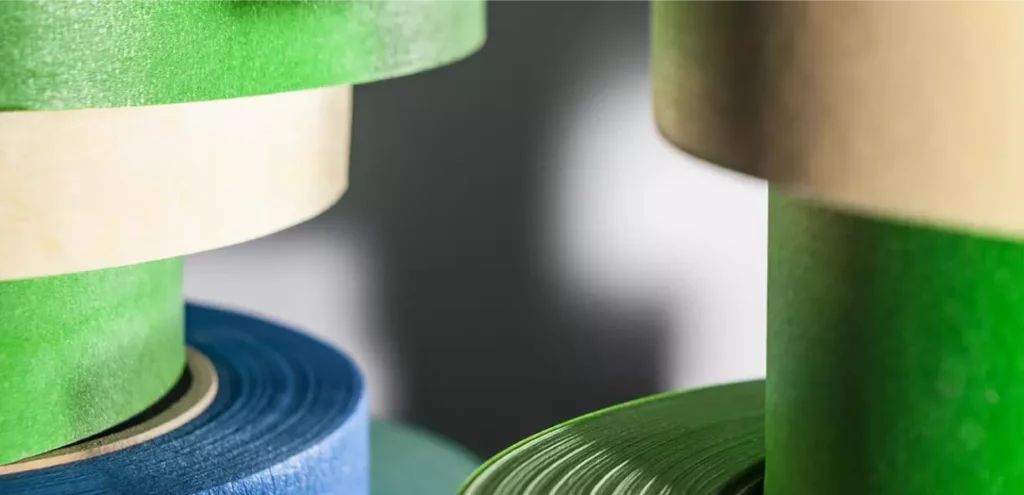 Macrophotography of industrial tape